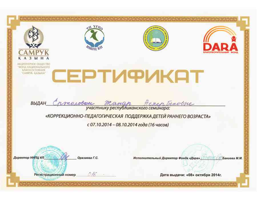 Сертификат